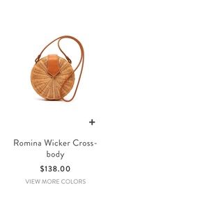 J. McLaughlin wicker crossbody!!!